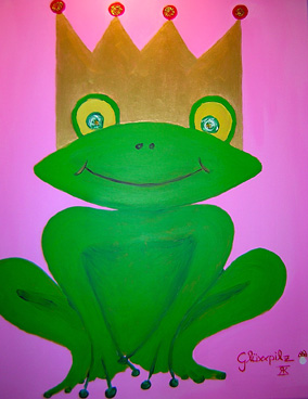 Der Frosch allein